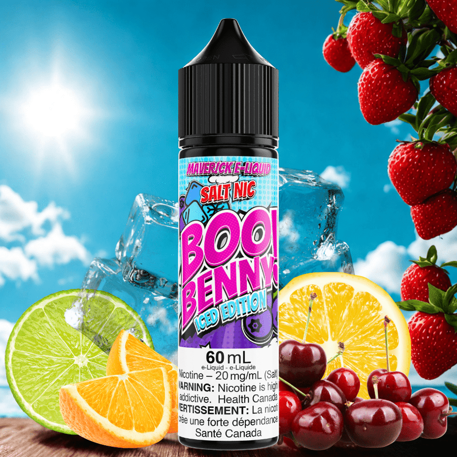Boo Benny Ice Salt by Maverick E-Liquid-60mL Airdrie Vape SuperStore and Bong Shop Alberta Canada