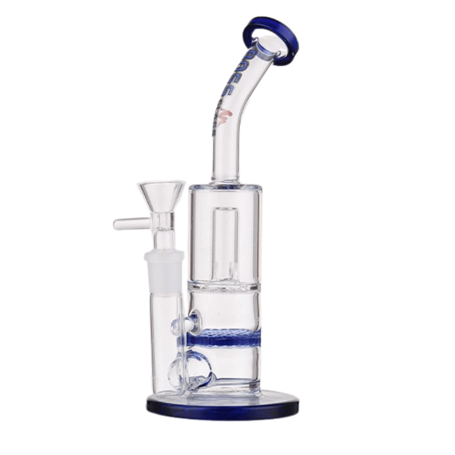 Boss Glass Dab Rig w/Honeycomb & Dome Perc-8" Blue Airdrie Vape SuperStore and Bong Shop Alberta Canada
