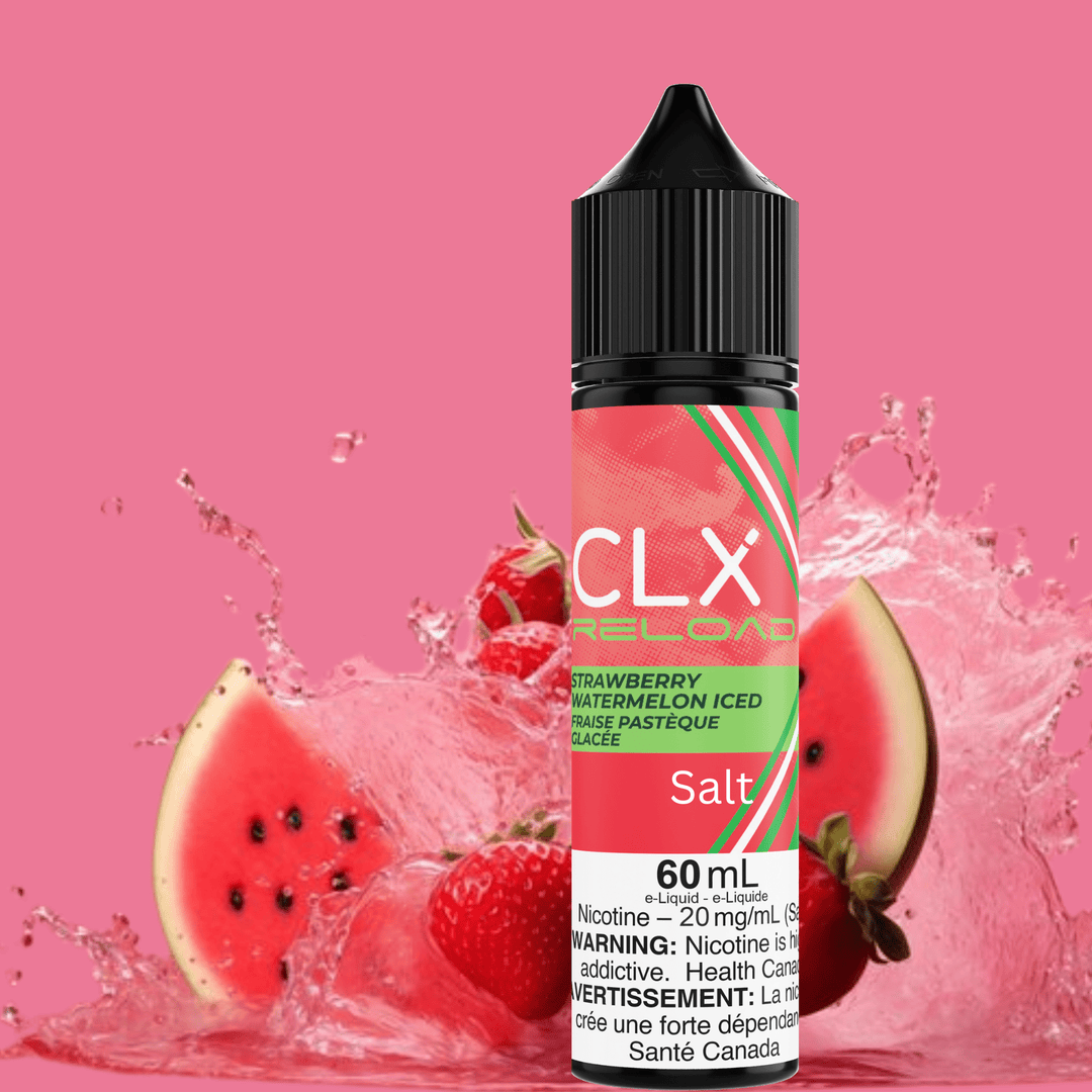 CLX Reload 60ml Salt-Strawberry Watermelon Ice 60ml / 20mg Airdrie Vape SuperStore and Bong Shop Alberta Canada