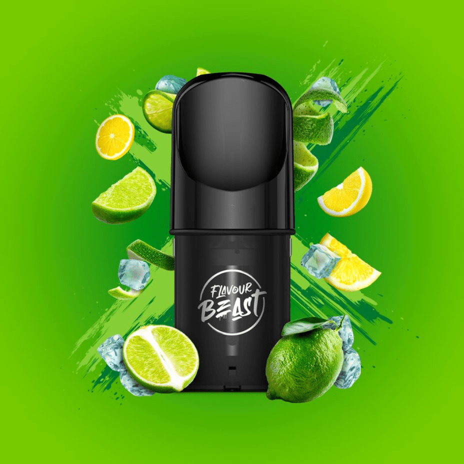 Flavour Beast Flavour Beast Pods Gnarly Green D (S-Compatible) 20mg / 3 x 2ml Flavour Beast Pods Gnarly Green D (S-Compatible)-Airdrie Vape SuperStore & Bong Shop AB, Canada