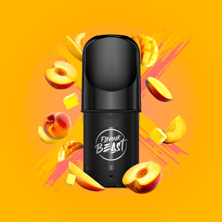 Flavour Beast Pods Mad Mango Peach (S-Compatible) 20mg Airdrie Vape SuperStore and Bong Shop Alberta Canada