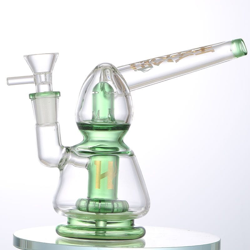Haze Glass Dab Rig - 6.5" Green Airdrie Vape SuperStore and Bong Shop Alberta Canada