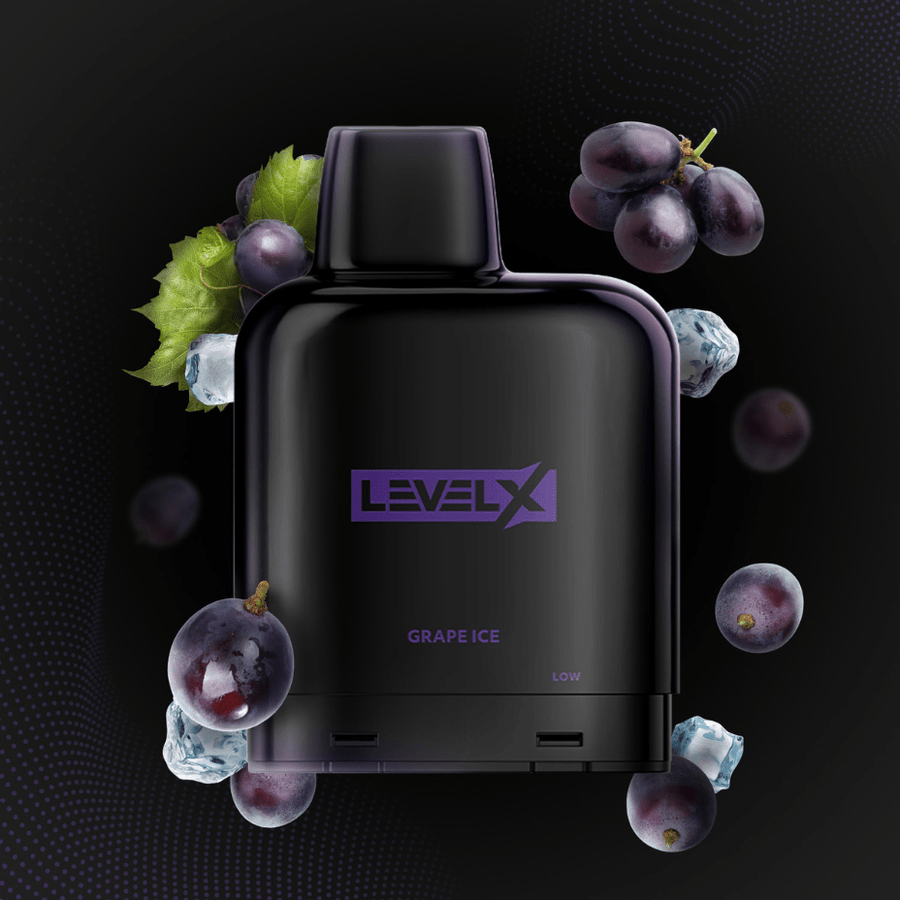 Level X Essential Pod-Grape Ice 7000 Puffs / 20mg Airdrie Vape SuperStore and Bong Shop Alberta Canada