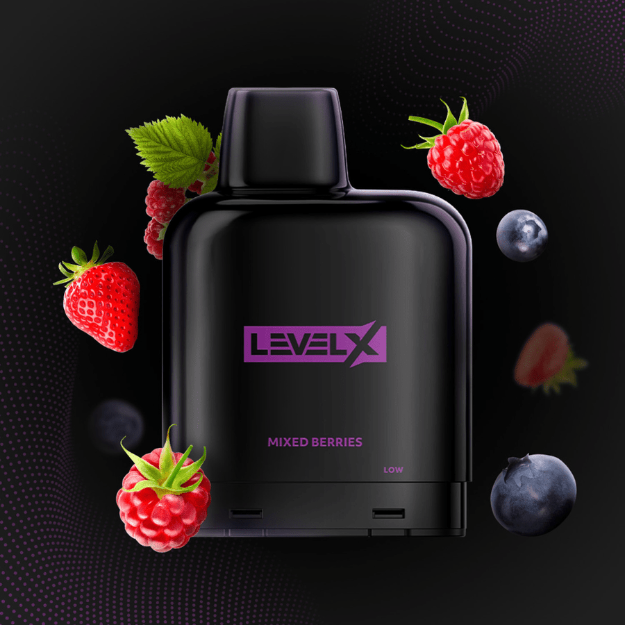 Level X Essential Pod-Mixed Berries 7000Puffs / 20mg Airdrie Vape SuperStore and Bong Shop Alberta Canada