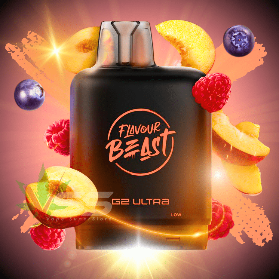Level X G2 Ultra Flavour Beast Pod 50k-Packin' Peach Berry 50000 / 20mg Airdrie Vape SuperStore and Bong Shop Alberta Canada