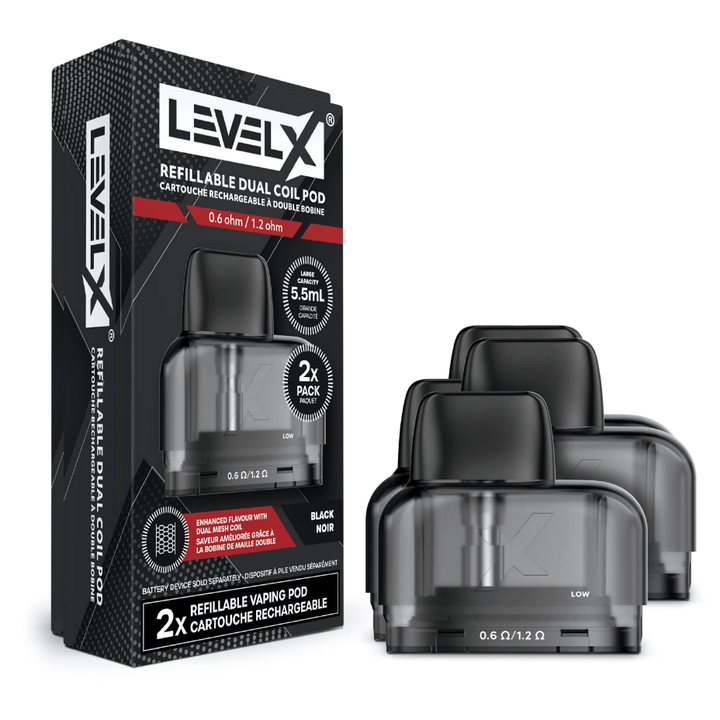 Level X Refillable Pods - 2/pkg Airdrie Vape SuperStore and Bong Shop Alberta Canada