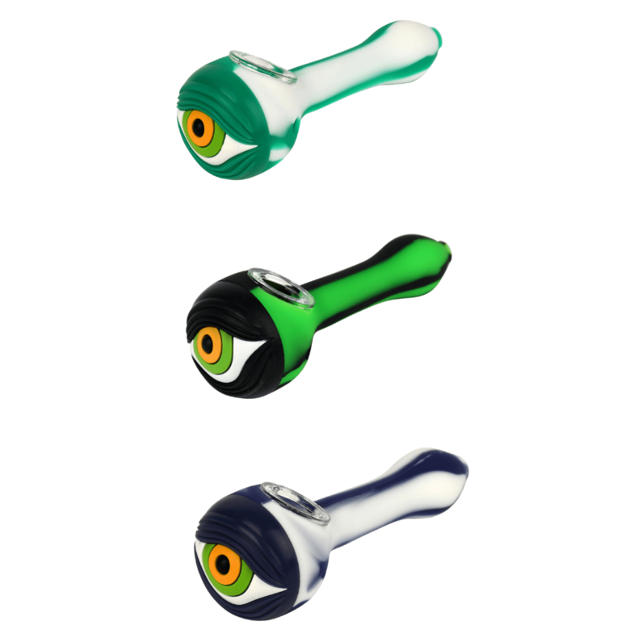 LIT Silicone Eyeball Hand Pipe 4.75" Airdrie Vape SuperStore and Bong Shop Alberta Canada