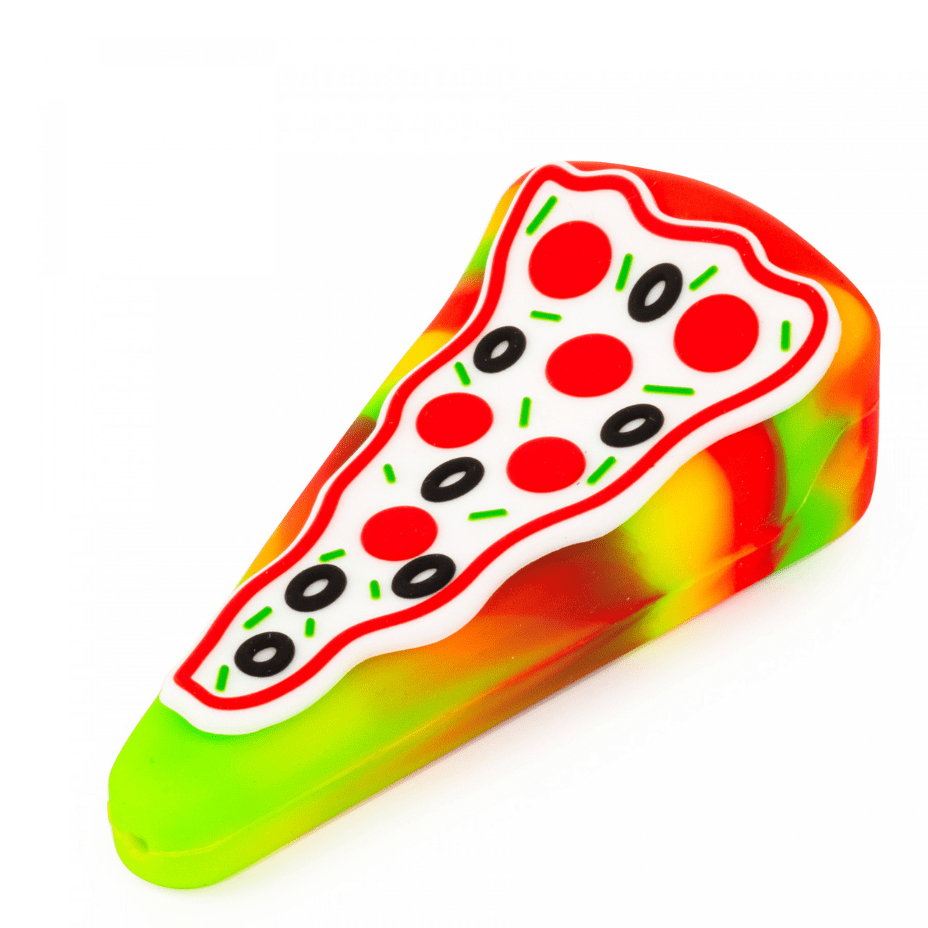 LIT® Silicone Pizza Hand Pipe-4" 4" / Rasta Airdrie Vape SuperStore and Bong Shop Alberta Canada