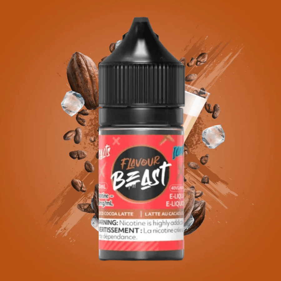 Loco Cocoa Latte Iced Salts by Flavour Beast E-Liquid 30ml / 20mg Airdrie Vape SuperStore and Bong Shop Alberta Canada