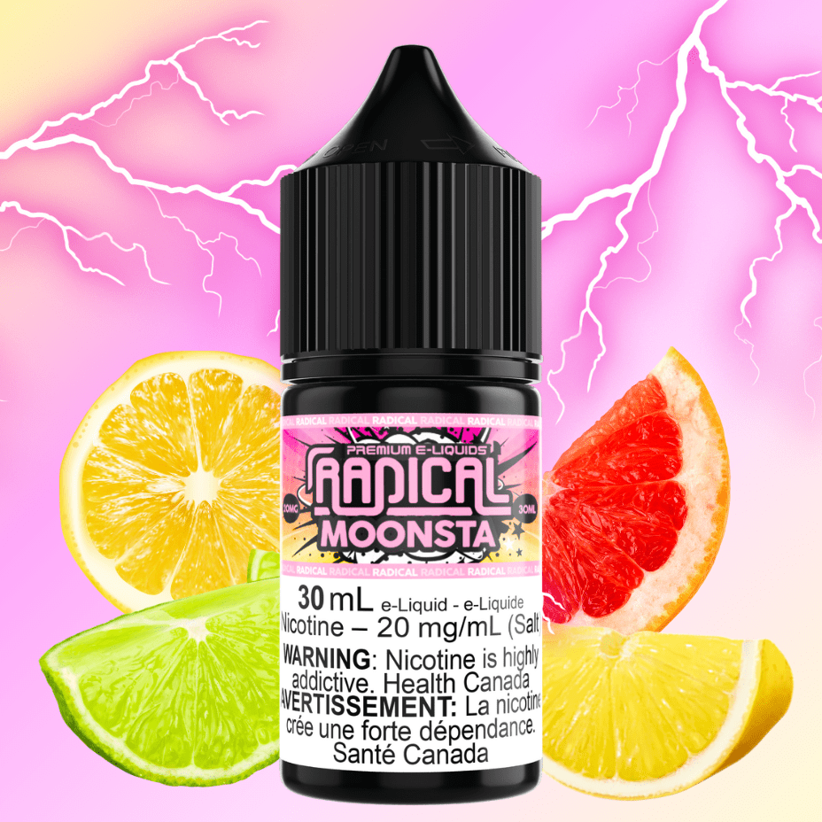 Moonsta Salt Nic by Radical E-liquid Airdrie Vape SuperStore and Bong Shop Alberta Canada