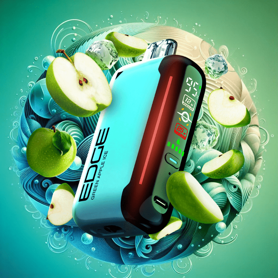 NVZN Edge 20K Disposable Vape-Green Apple Ice 20000 Puffs / 20mg Airdrie Vape SuperStore and Bong Shop Alberta Canada