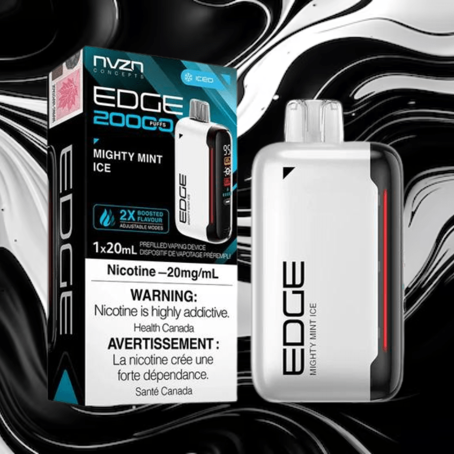 NVZN Edge 20K Disposable Vape-Mighty Mint Ice 20000 Puffs / 20mg Airdrie Vape SuperStore and Bong Shop Alberta Canada