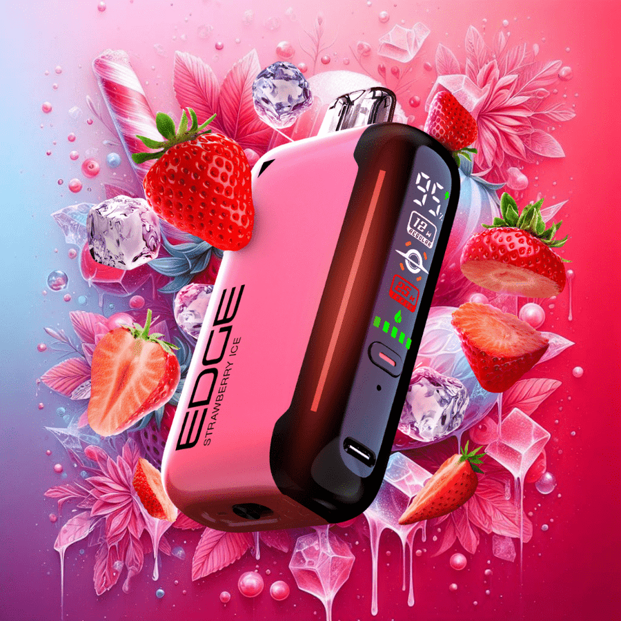 NVZN Edge 20K Disposable Vape-Strawberry Ice 20000 Puffs / 20mg Airdrie Vape SuperStore and Bong Shop Alberta Canada