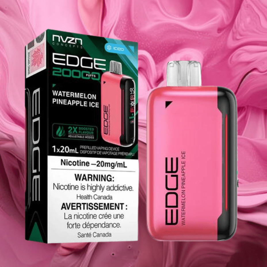 NVZN Edge 20K Disposable Vape-Watermelon Pineapple Ice 20000 Puffs / 20mg Airdrie Vape SuperStore and Bong Shop Alberta Canada