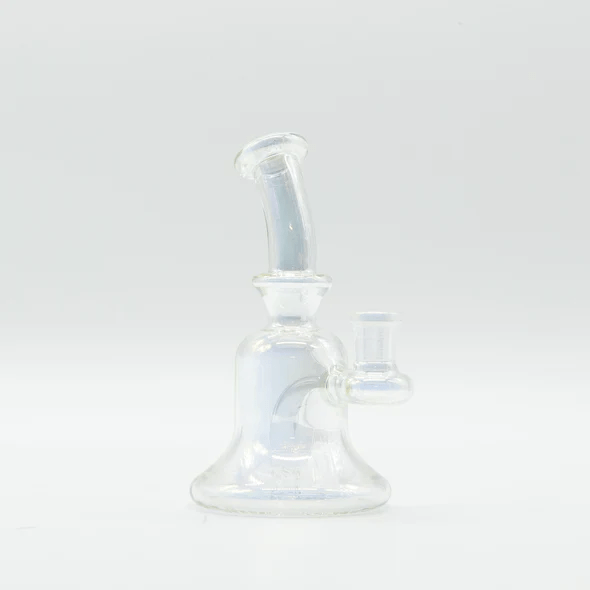 Oil Slick Mini Jammer Dab Rig Metallic Chrome Airdrie Vape SuperStore and Bong Shop Alberta Canada