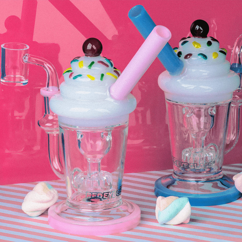 Red Eye Glass® Milkshake Incycler Rig-8" Airdrie Vape SuperStore and Bong Shop Alberta Canada