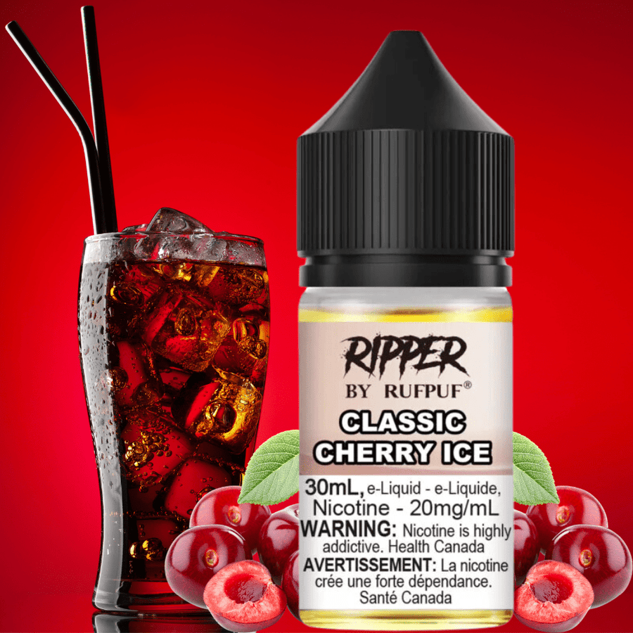 Ripper Rufpuf Salt-Classic Cherry Ice Airdrie Vape SuperStore and Bong Shop Alberta Canada