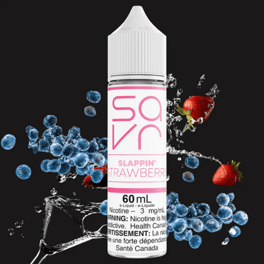 Slappin' Strawberry by Savr E-Liquid Airdrie Vape SuperStore and Bong Shop Alberta Canada