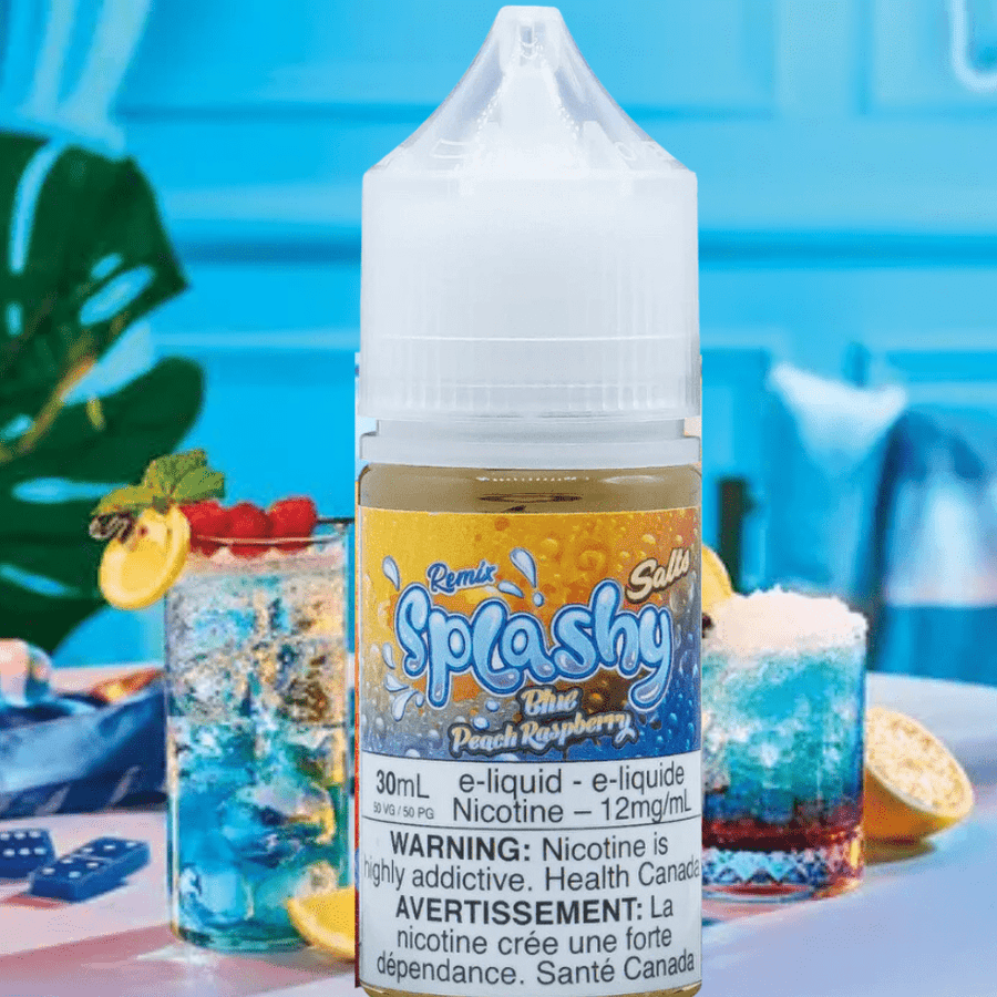 Splashy Blue Peach Raspberry Salt by Splashy E-Liquid Blue Peach Raspberry Salt by Splashy E-Liquid-Airdrie Vape SuperStore