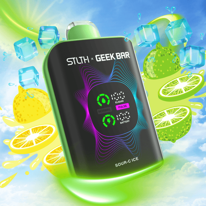 STLTH x Geek Bar 80K Disposable Vape-Sour C ice 20mg / 80000 Puffs Airdrie Vape SuperStore and Bong Shop Alberta Canada