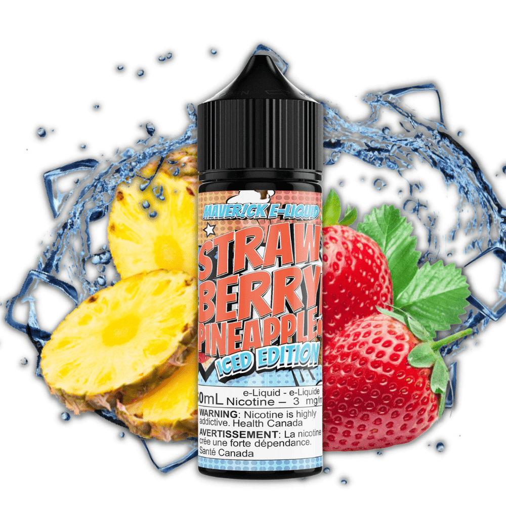 Strawberry Pineapple Iced by Maverick E-Liquid Airdrie Vape SuperStore and Bong Shop Alberta Canada