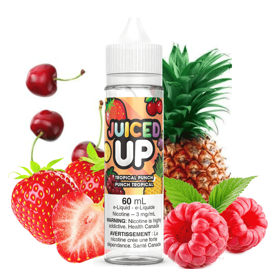 Tropical Punch by Juiced Up E-Liquid 3mg Airdrie Vape SuperStore and Bong Shop Alberta Canada