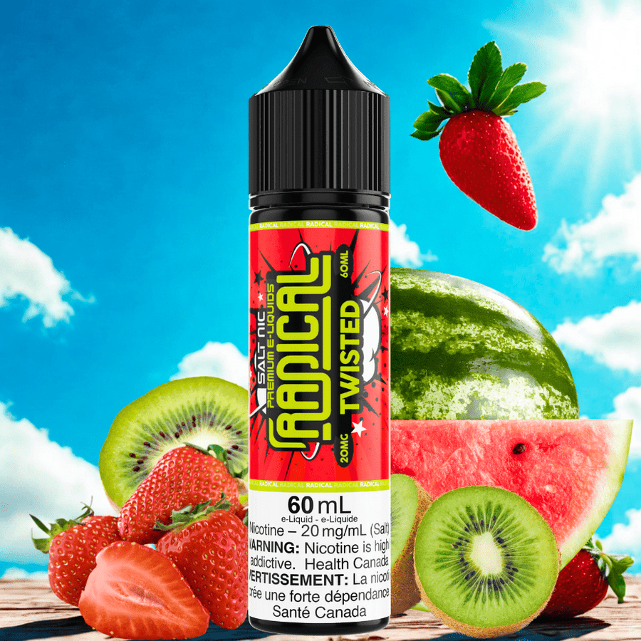 Twisted Salt by Radical E-Liquid-60mL Airdrie Vape SuperStore and Bong Shop Alberta Canada