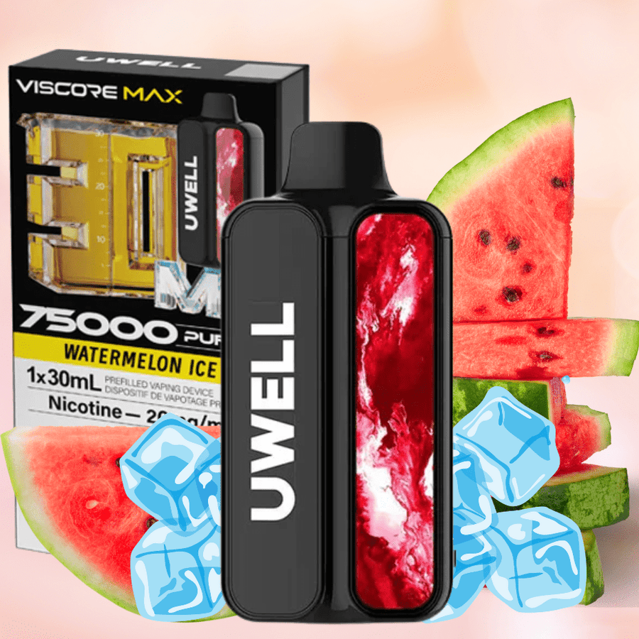 UWELL Viscore Max 75K Disposable Vape - Watermelon Ice 20mg / 75000 Puffs Airdrie Vape SuperStore and Bong Shop Alberta Canada