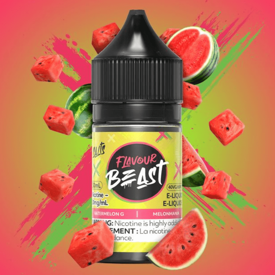 Watermelon G Salts by Flavour Beast E-Liquid 30ml / 20mg Airdrie Vape SuperStore and Bong Shop Alberta Canada