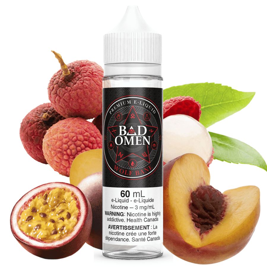 Wolf Bane by Bad Omen E-Liquid 60ml / 3mg Airdrie Vape SuperStore and Bong Shop Alberta Canada