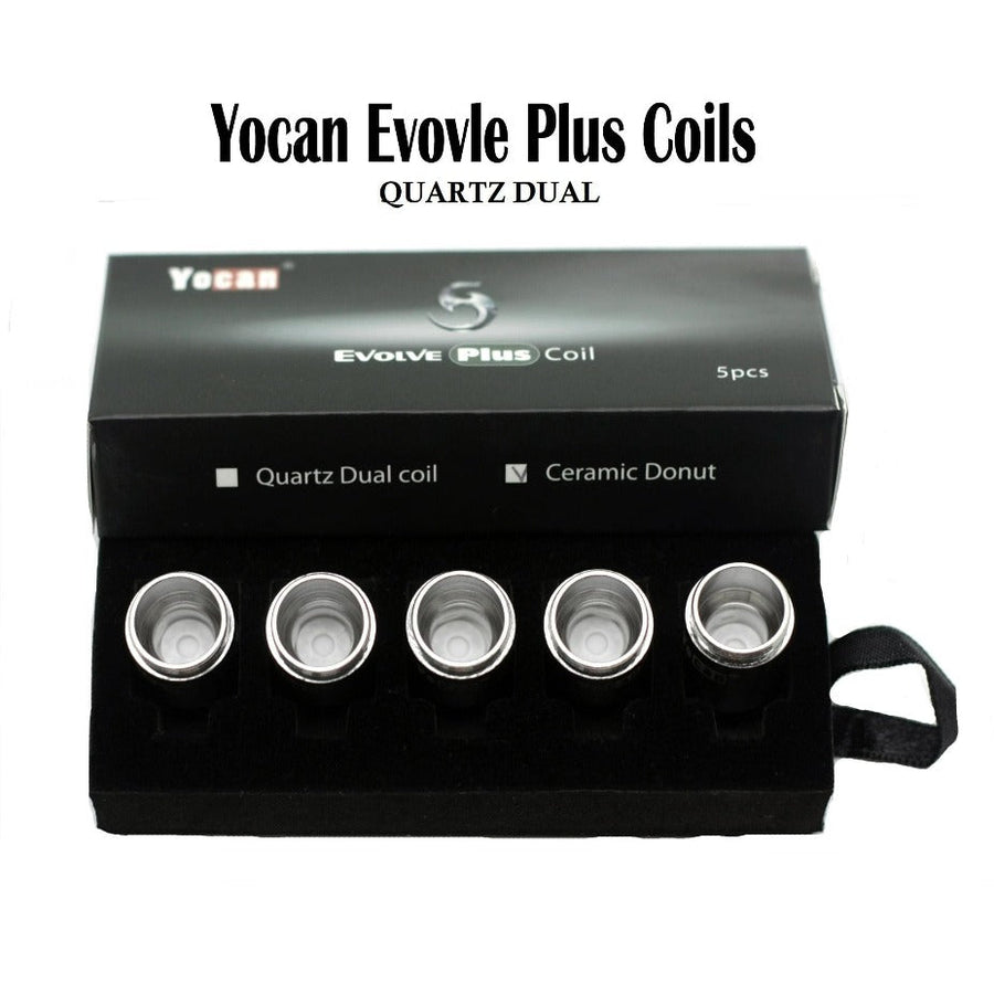 Yocan Evolve Plus Dual Quartz Coil Dual Quartz Airdrie Vape SuperStore and Bong Shop Alberta Canada