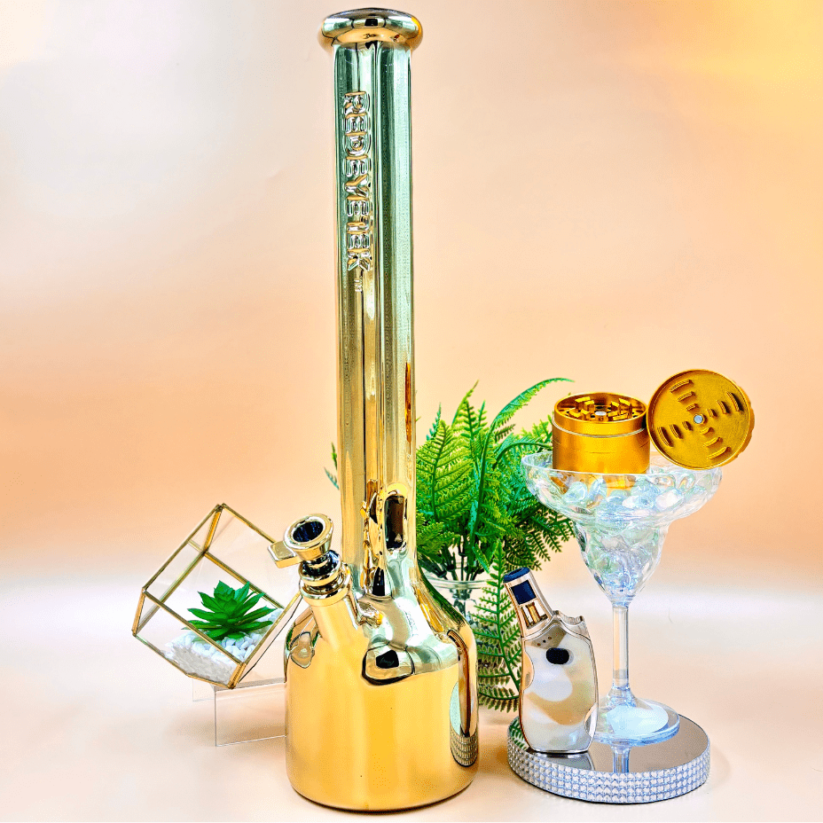 Gold Hex Tube Red Eye Tek at Airdrie Vape SuperStore and Bong Shop in Alberta Canada