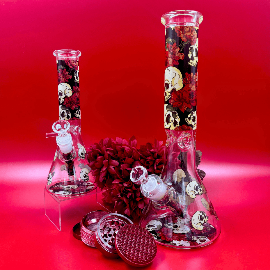 Graphic Beakers at Airdrie Vape SuperStore and Bong Shop in Alberta Canada