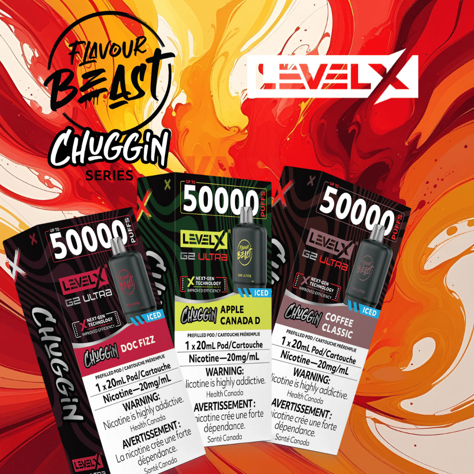 Mobile Flavour Beast Level X G2 Ultra Banner Airdrie Vape SuperStore in Alberta Canada