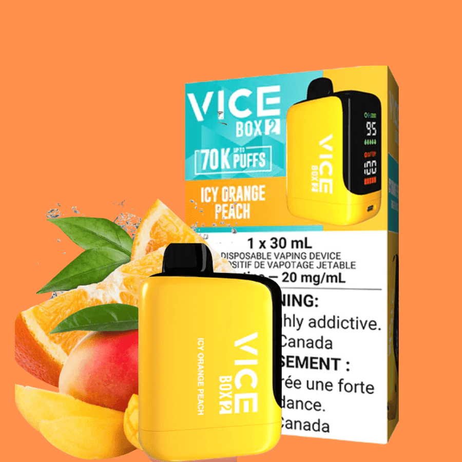 Vice Box 2 70k Disposable Vape - Icy Orange Peach Airdrie Vape SuperStore and Bong Shop Alberta Canada