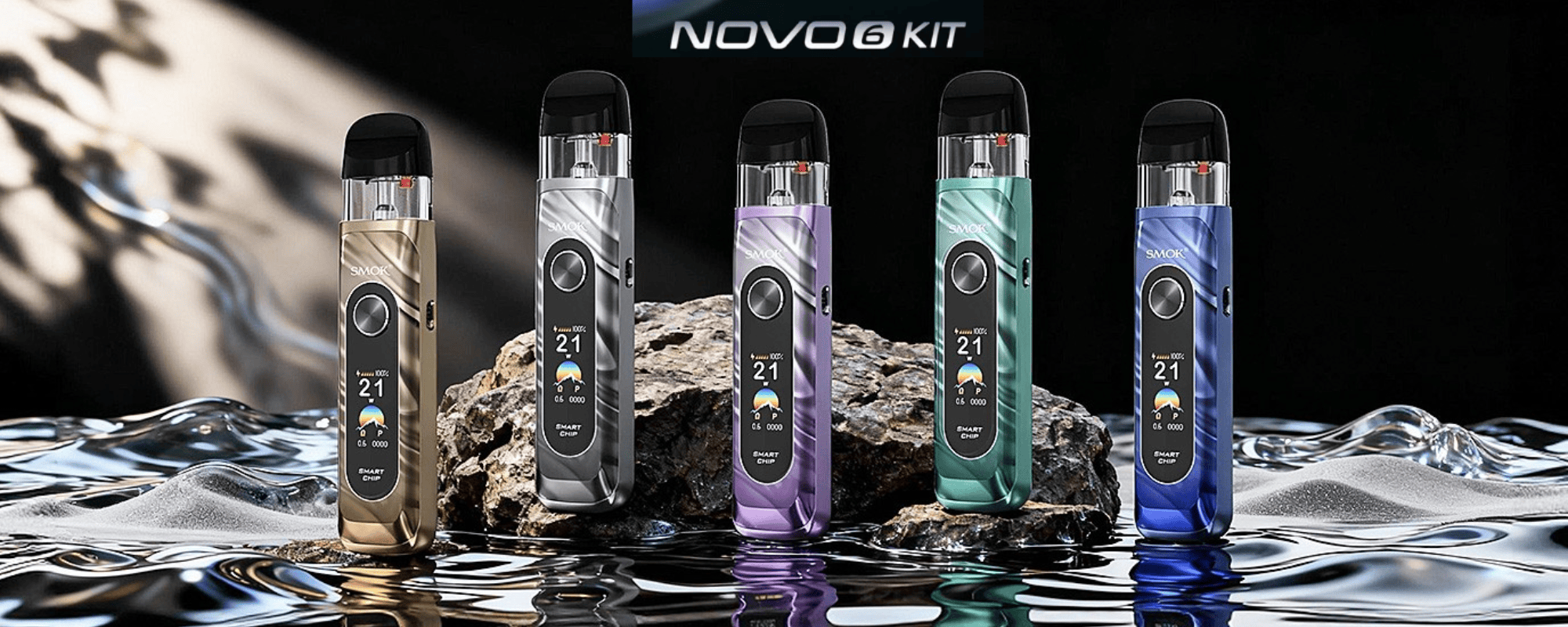 Web Smok Novo 6 Pod Kit at Airdrie Vape SuperStore and Bong Shop in Alberta Canada