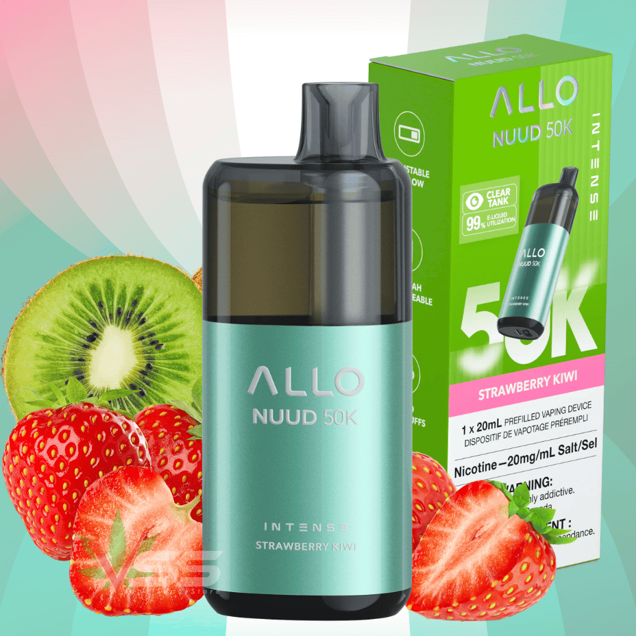 ALLO Nuud 50K Disposable Vape - Strawberry Kiwi Airdrie Vape SuperStore and Bong Shop Alberta Canada