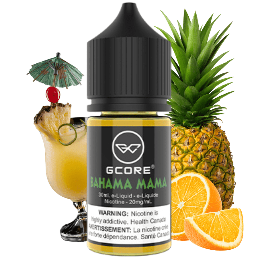 Bahama Mama Salts by GCore E-Liquid-30ml 20mg / 30ml Airdrie Vape SuperStore and Bong Shop Alberta Canada