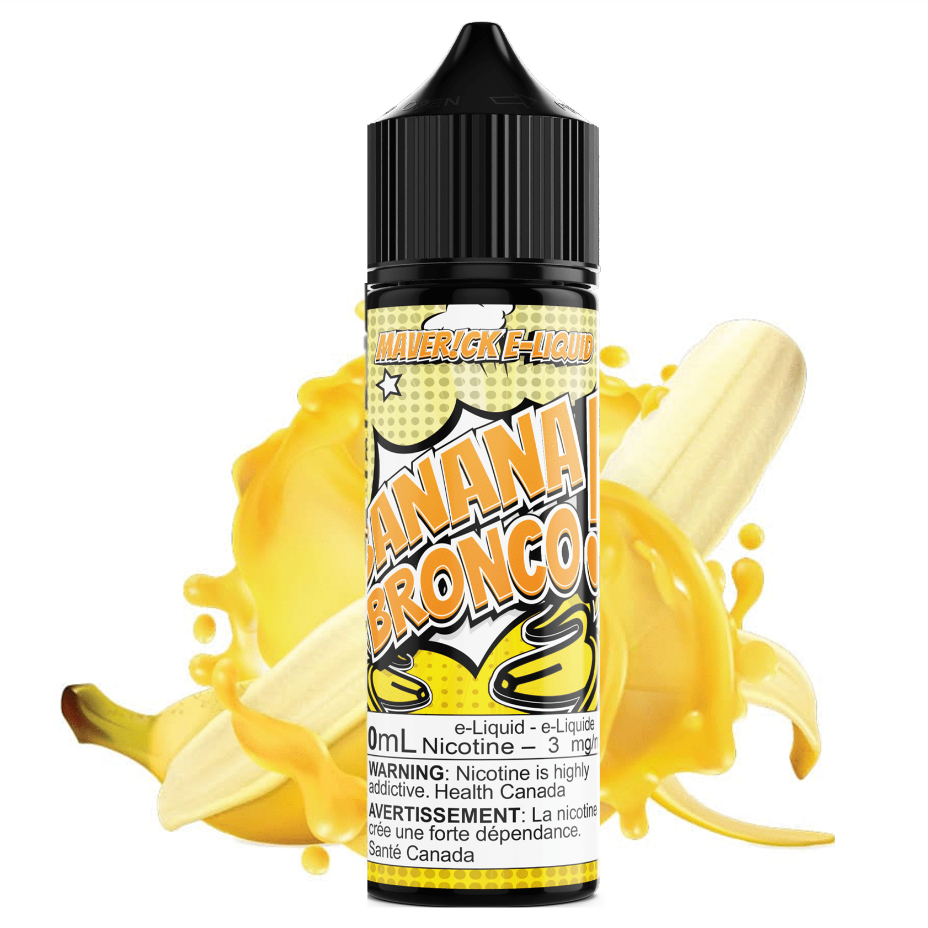 Banana Bronco by Maverick E-Liquid 60ml / 3mg Airdrie Vape SuperStore and Bong Shop Alberta Canada