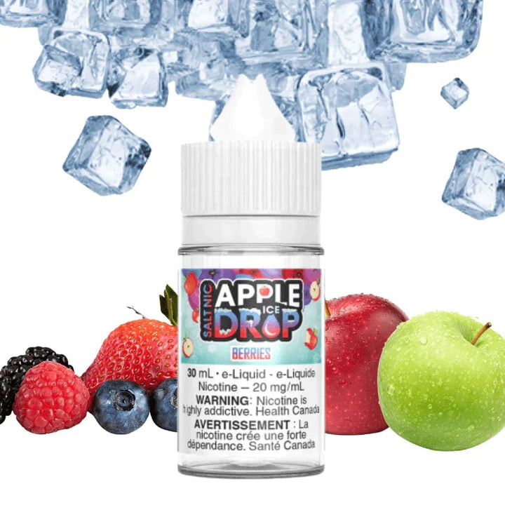 Berries Ice Salts by Apple Drop E-Liquid 30ml / 12mg Airdrie Vape SuperStore and Bong Shop Alberta Canada