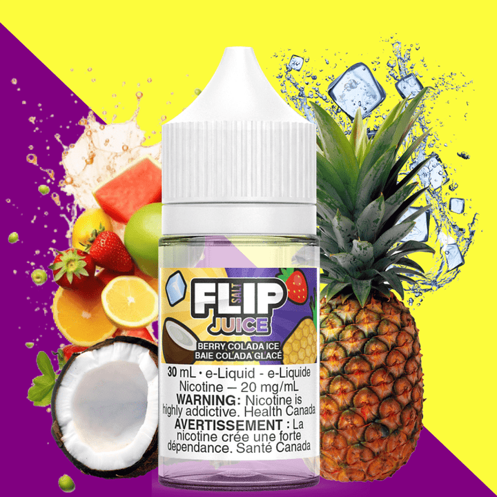 Berry Colada Ice Salt by Flip Juice 30ml / 12mg Airdrie Vape SuperStore and Bong Shop Alberta Canada