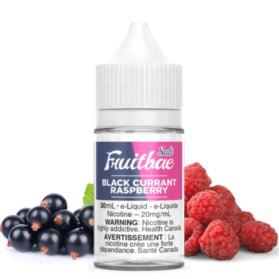 Black Currant Raspberry Salts by Fruitbae E-Liquid 12mg Airdrie Vape SuperStore and Bong Shop Alberta Canada