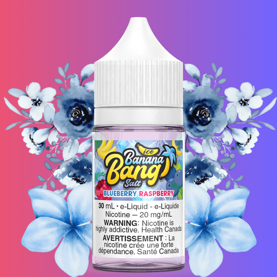 Blueberry Raspberry Ice Salt by Banana Bang Airdrie Vape SuperStore and Bong Shop Alberta Canada