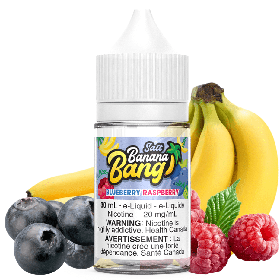 Blueberry Raspberry Salt by Banana Bang E-Liquid 12mg Airdrie Vape SuperStore and Bong Shop Alberta Canada