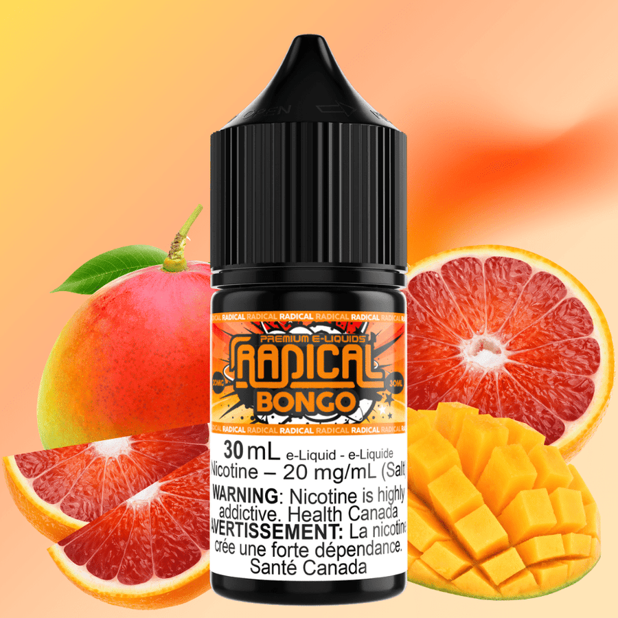 Bongo Salt Nic by Radical E-liquid 30mL / 12mg Airdrie Vape SuperStore and Bong Shop Alberta Canada