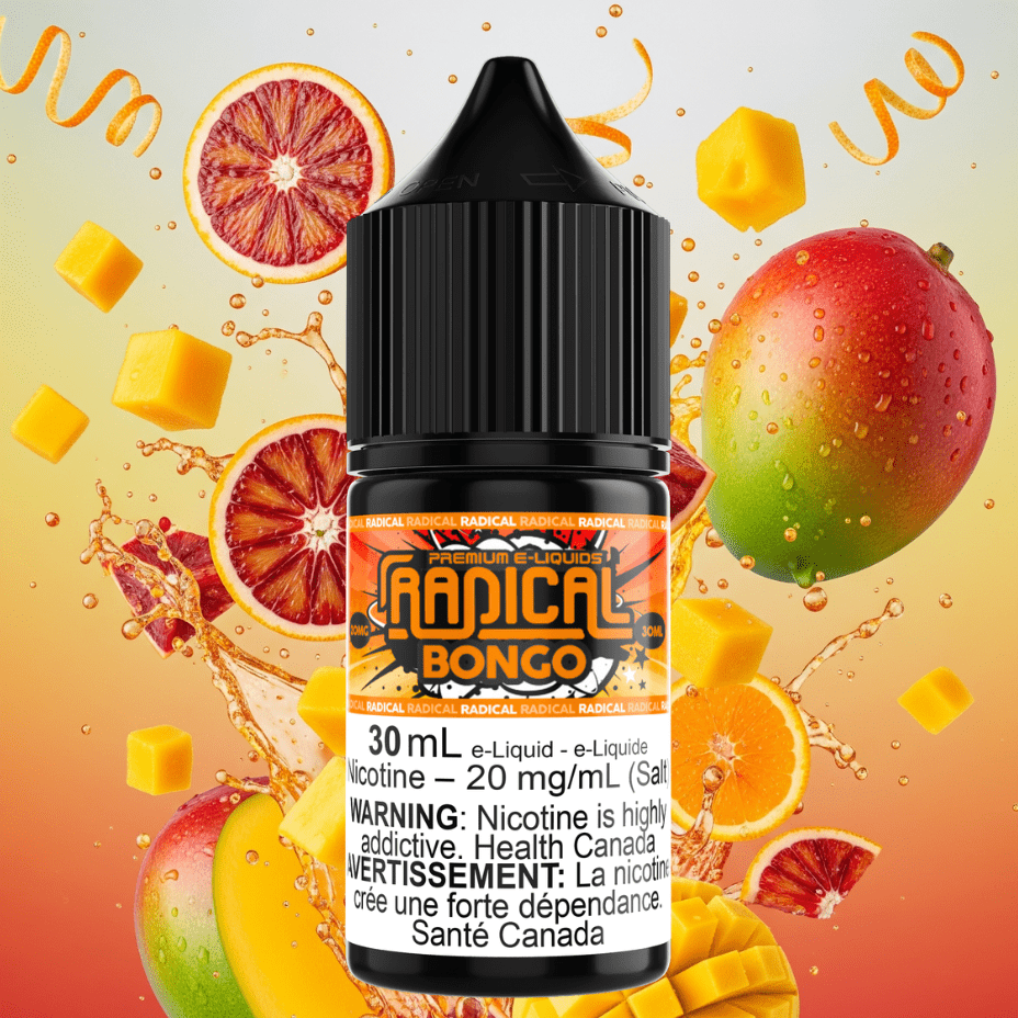 Bongo Salt Nic by Radical E-liquid 30mL / 20mg Airdrie Vape SuperStore and Bong Shop Alberta Canada