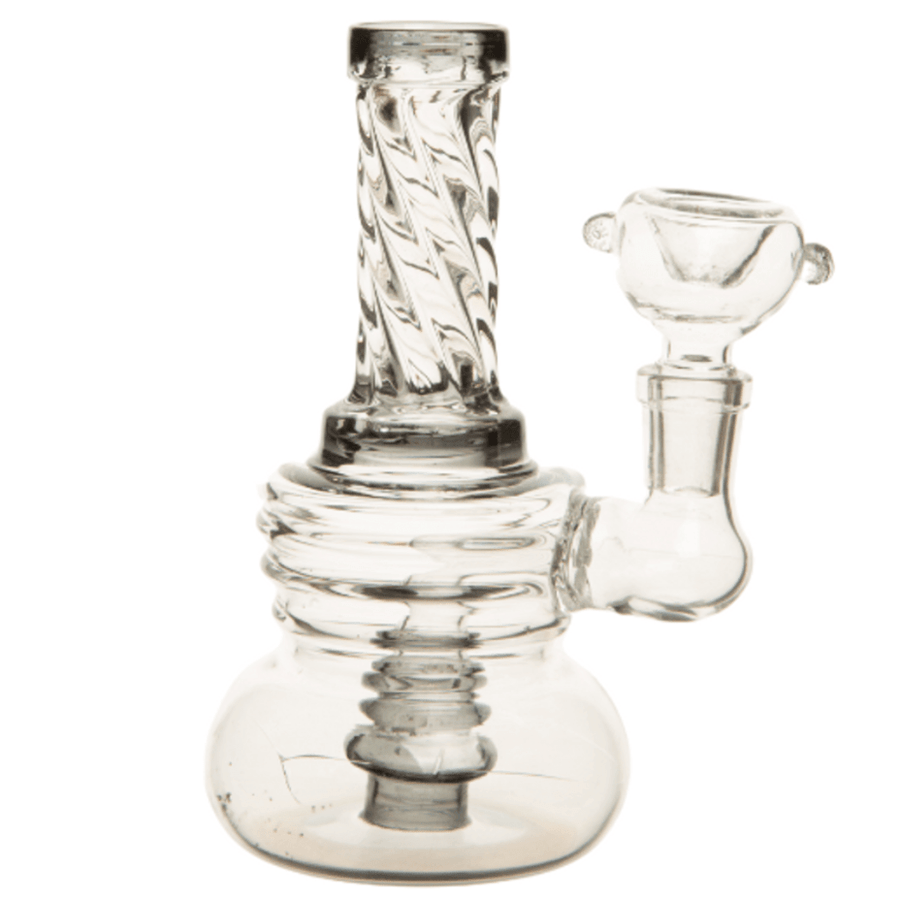 Bongs Under $50-FX Double Twisted Rig 6" 6” Airdrie Vape SuperStore and Bong Shop Alberta Canada