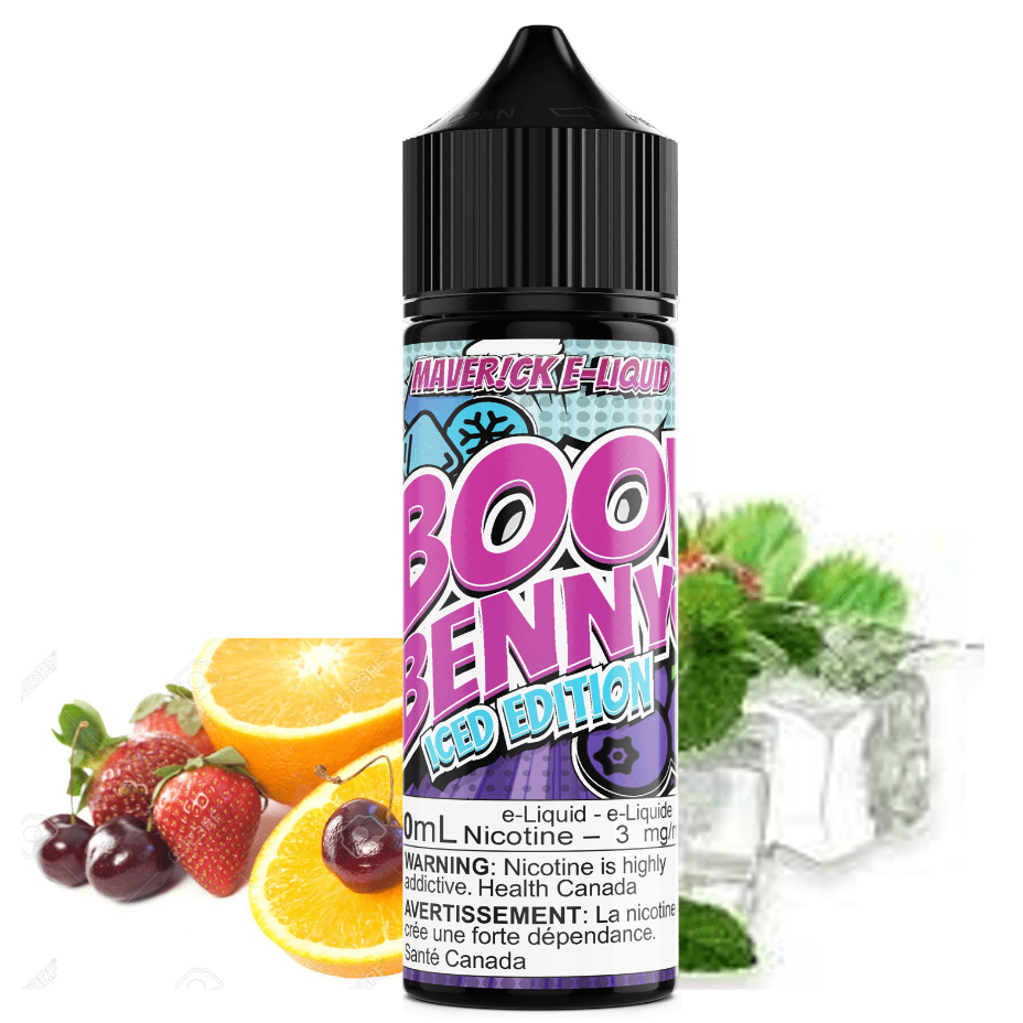 Boo Benny Ice by Maverick E-Liquid 60ml / 3mg Airdrie Vape SuperStore and Bong Shop Alberta Canada