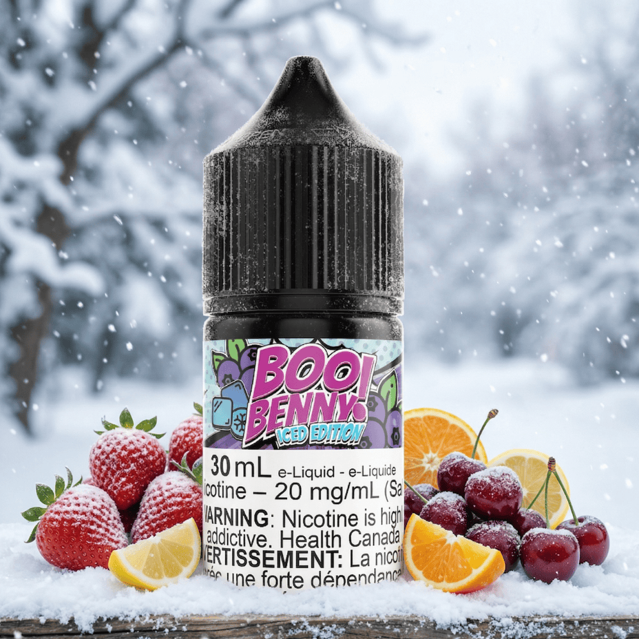Boo Benny Iced Salt by Maverick E-Liquid Airdrie Vape SuperStore and Bong Shop Alberta Canada