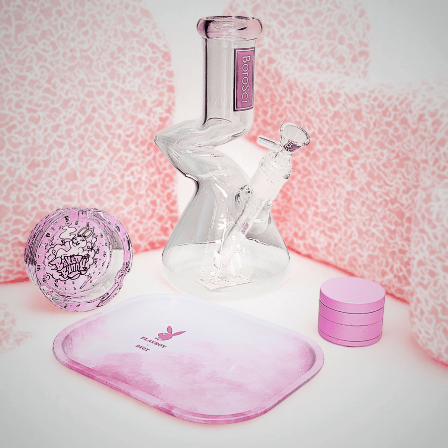 BoroSci Glass Zong Beaker-9" 9" / Pink Airdrie Vape SuperStore and Bong Shop Alberta Canada